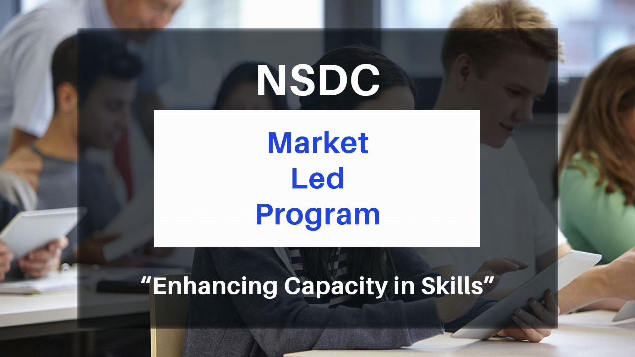 NSDC Market Led Program